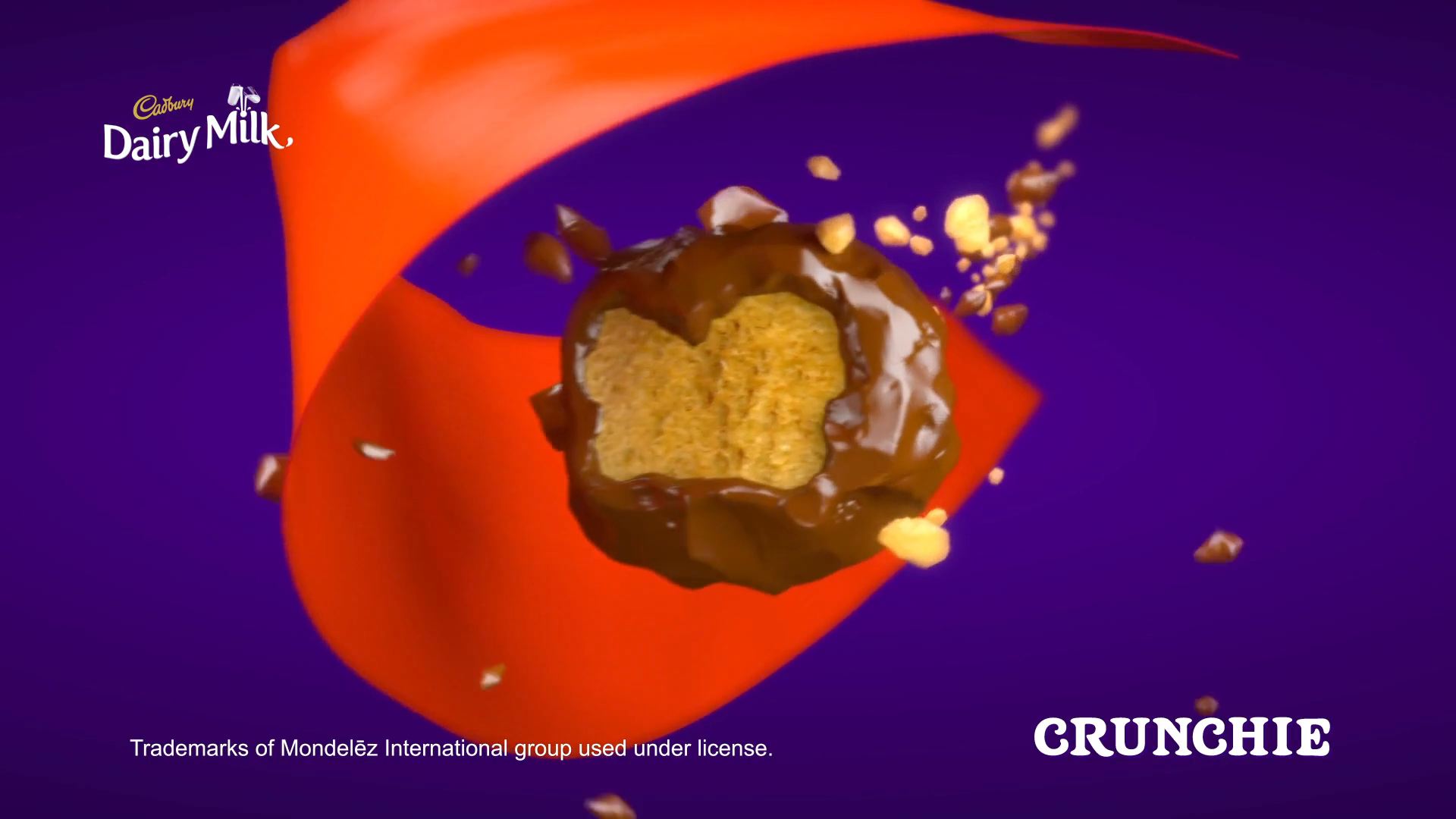 3D animated crunchie chocoalte