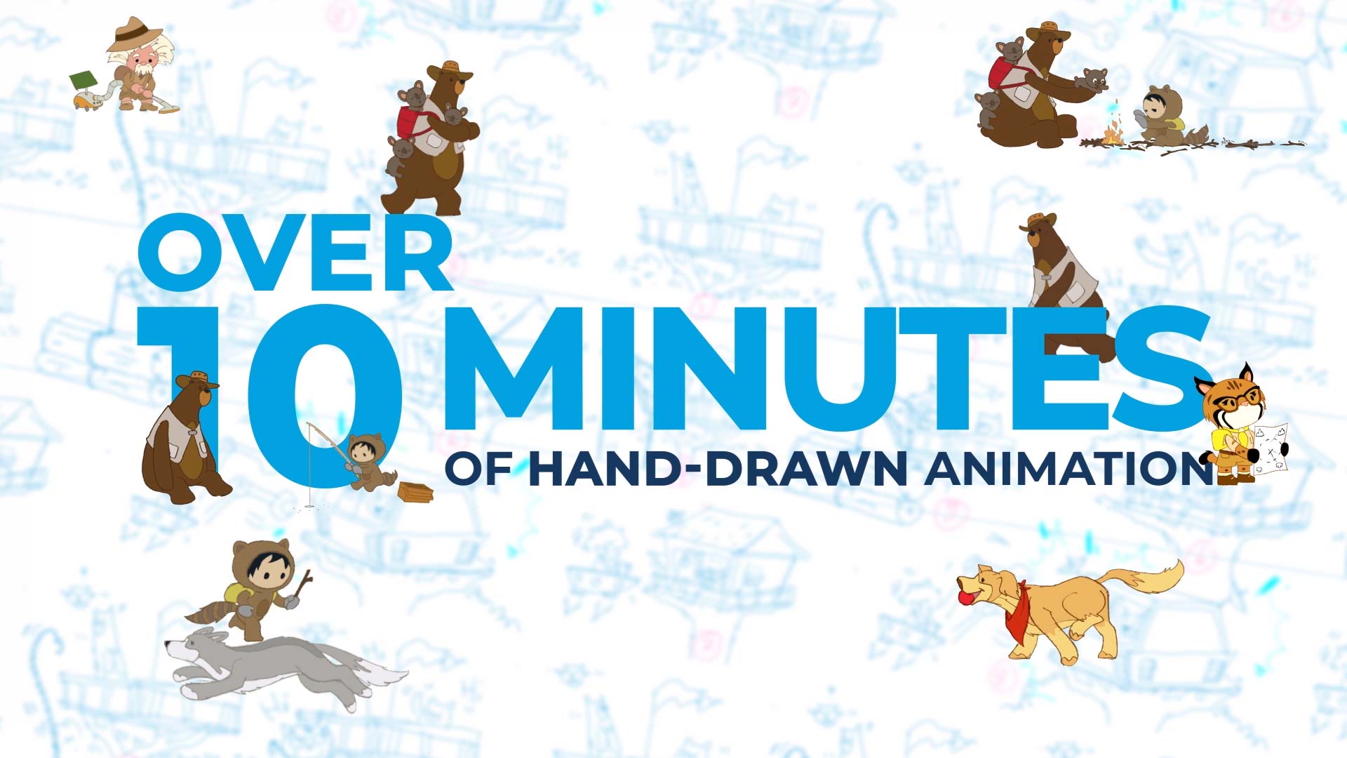 Hand drawn character animation studio