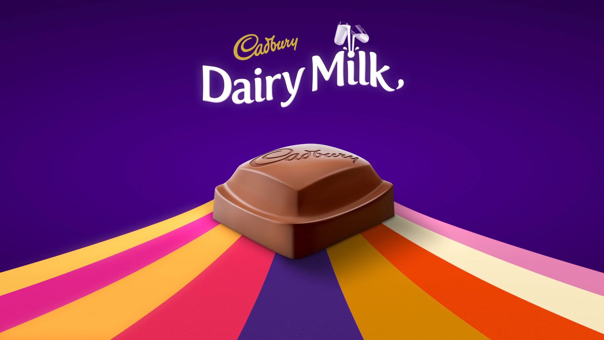 3D animated Cadbury chocolate