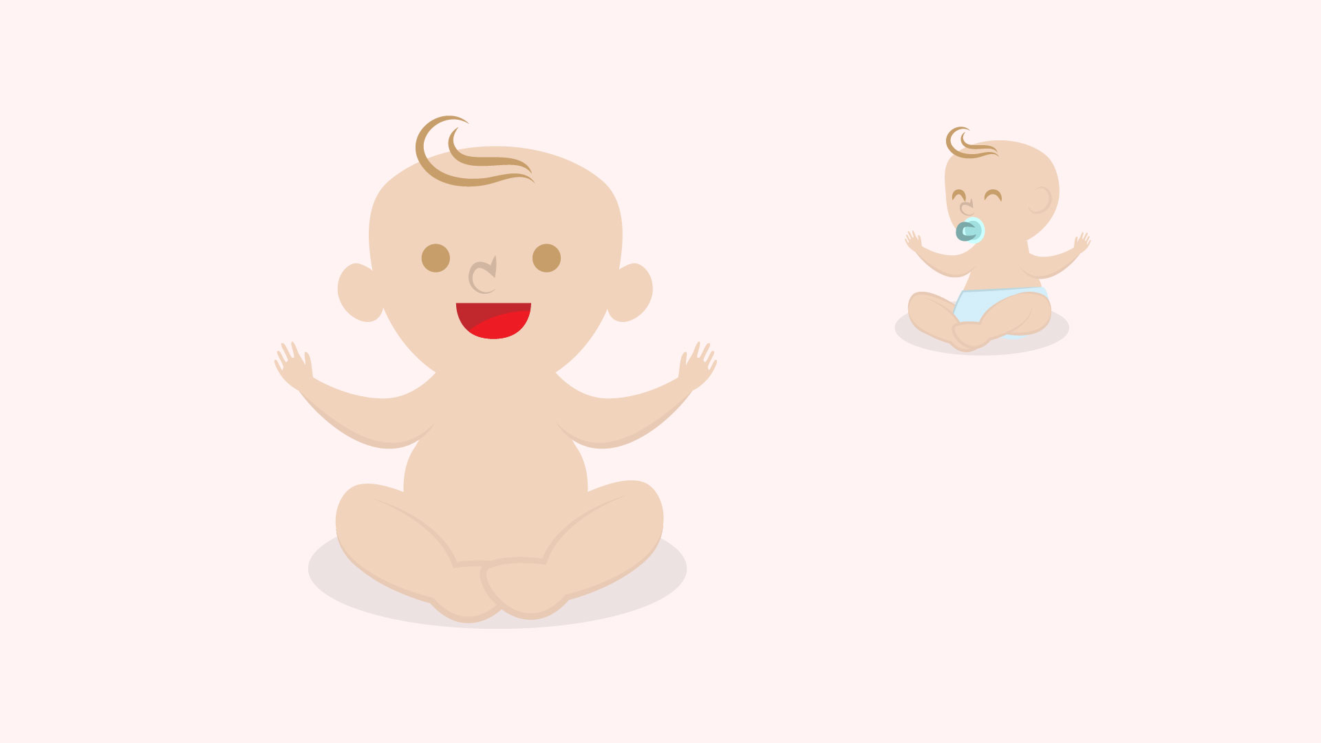 Character design for a 2D animated baby
