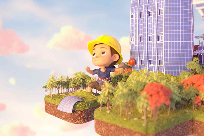 Thumbnail of a video of work done by Treacle for AMATA 2020 where their talented 3D team created this adorable animated film.